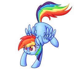 Size: 900x900 | Tagged: safe, artist:lemon-heartss, rainbow dash, pony, g4, female, solo