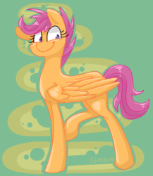 Size: 750x863 | Tagged: safe, artist:steeve, scootaloo, pony, g4, female, solo