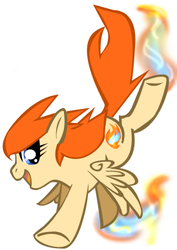 Size: 274x388 | Tagged: safe, artist:flautist-kloa, victini, pokémon, ponified