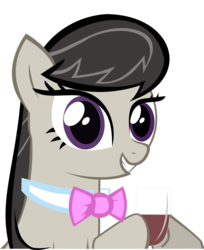 Size: 904x1106 | Tagged: safe, artist:seventailedleo, octavia melody, pony, epic wub time, g4, drink, female, simple background, solo, transparent background, vector