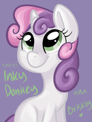 Size: 355x473 | Tagged: dead source, safe, artist:steeve, sweetie belle, g4, briskby, style emulation
