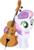 Size: 6000x8811 | Tagged: safe, artist:silveralchemistpony, sweetie belle, pony, unicorn, g4, absurd resolution, bowtie, cello, clothes, costume, cutie mark, female, filly, foal, grin, hooves, musical instrument, octavia melody's cutie mark, simple background, smiling, solo, transparent background, vector