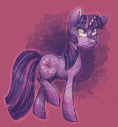 Size: 769x829 | Tagged: safe, artist:steeve, twilight sparkle, pony, unicorn, g4, female, looking up, mare, solo