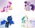 Size: 2400x1900 | Tagged: safe, artist:goshhhh, princess cadance, princess celestia, princess luna, twilight sparkle, alicorn, pony, g4, alicorn tetrarchy, cutie mark, female, hooves, horn, jewelry, lineless, mare, minimalist, raised hoof, regalia, simple background, solo, tiara, twilight sparkle (alicorn), wings