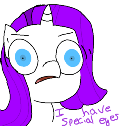 Size: 500x500 | Tagged: safe, artist:raritay, rarity, pony, g4, face, solo, special eyes