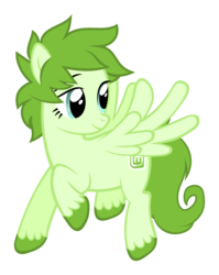 Size: 3000x3772 | Tagged: safe, artist:mawscm, oc, oc only, pegasus, pony, female, linux, linux mint, mare, os pony, ponified, simple background, transparent background, unshorn fetlocks, vector