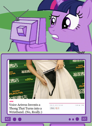 Size: 563x771 | Tagged: safe, twilight sparkle, g4, exploitable meme, tv meme, wat