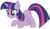 Size: 5000x2872 | Tagged: safe, artist:kooner-cz, twilight sparkle, pony, unicorn, dragonshy, g4, my little pony: friendship is magic, female, simple background, solo, transparent background, unicorn twilight, vector