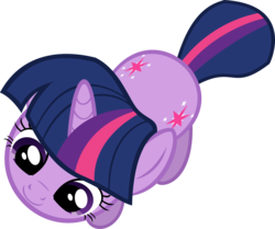Size: 5000x4175 | Tagged: safe, artist:sidorovich, twilight sparkle, g4, absurd resolution, cute, looking up, simple background, smiling, transparent background, vector
