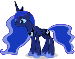 Size: 4800x3800 | Tagged: safe, artist:90sigma, princess luna, alicorn, pony, g4, female, mare, simple background, solo, transparent background, vector