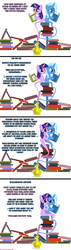 Size: 1050x3700 | Tagged: safe, artist:navitaserussirus, trixie, twilight sparkle, genie, asktwixiegenies, g4, book, comic, female, lesbian, ship:twixie, shipping