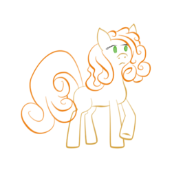 Size: 500x500 | Tagged: safe, artist:ponypharmacist, carrot top, golden harvest, earth pony, pony, g4, female, mare, simple background, solo, transparent background