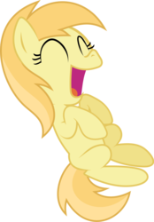 Size: 4000x5752 | Tagged: safe, artist:lumorn, noi, earth pony, pony, g4, ^^, eyes closed, female, filly, foal, laughing, open mouth, simple background, solo, transparent background, vector