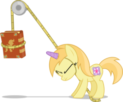 Size: 4000x3323 | Tagged: safe, artist:lumorn, noi, twilight sparkle, earth pony, pony, g4, book, clothes, cosplay, costume, cute, eyes closed, fake cutie mark, fake horn, frown, noiabetes, simple background, solo, transparent background, vector