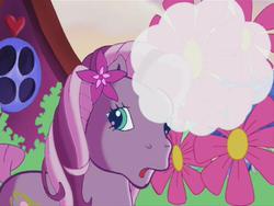 Size: 640x480 | Tagged: safe, screencap, wysteria, earth pony, pony, g3, the princess promenade, exploitable, princess wysteria, thinking, thought bubble