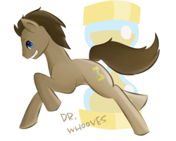 Size: 637x511 | Tagged: safe, artist:half-pint-hero, doctor whooves, time turner, earth pony, pony, g4, male, simple background, solo, stallion, transparent background