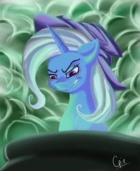 Size: 1642x2000 | Tagged: safe, artist:cursedpie, trixie, pony, unicorn, g4, cauldron, female, mare, solo