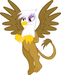 Size: 2500x3045 | Tagged: dead source, safe, artist:theshadowstone, gilda, griffon, g4, simple background, solo, transparent background, vector