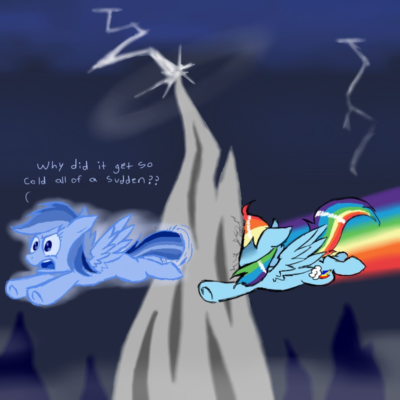 Rainbow dash deals death