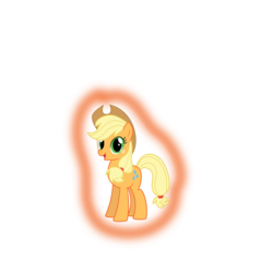 Size: 1280x1280 | Tagged: safe, artist:toughbluff, applejack, g4, simple background, swapped cutie marks, transparent background, vector