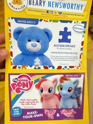 Size: 500x670 | Tagged: safe, g4, ableism, autism, autism speaks, autism speaks bear, build-a-bear, derail in the comments, exploitable meme, juxtaposition, juxtaposition win, plushie, puzzle piece, the implications are horrible, toy, unfortunate design, unfortunate implications