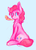 Size: 1024x1431 | Tagged: safe, artist:fractality, pinkie pie, g4, sitting