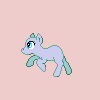 Size: 100x100 | Tagged: safe, artist:regnsloja, earth pony, pony, animated, base, pixel art, simple background, solo, sprite