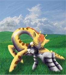 Size: 1519x1734 | Tagged: safe, zecora, giraffe, zebra, g4, ask, askyoungzecora