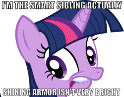 Size: 800x628 | Tagged: safe, shining armor, twilight sparkle, g4, image macro, lip bite, simple background, transparent background, vector