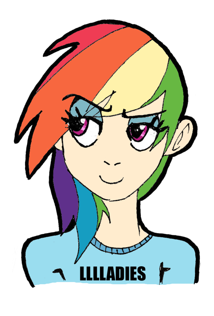 256801 Safe Artistdemondice Rainbow Dash Human Female Humanized Solo Derpibooru 