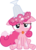 Size: 3153x4401 | Tagged: safe, pinkie pie, earth pony, pony, g4, :p, cup, cute, diapinkes, female, filly, floppy ears, frown, glare, ice, looking at you, messy, silly, simple background, sitting, smoothie, spilled, tongue out, transparent background, unamused, underhoof, younger