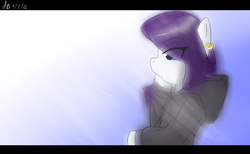 Size: 2592x1600 | Tagged: safe, artist:sketchbookfim, rarity, g4, clothes, earring, hoodie, piercing