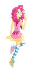 Size: 1606x3130 | Tagged: safe, artist:hainswind, pinkie pie, human, g4, converse, female, humanized, shoes, solo
