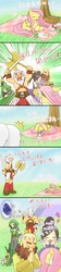 Size: 709x3189 | Tagged: safe, artist:howxu, angel bunny, fluttershy, g4, comic, crossover, diablo (series), diablo iii