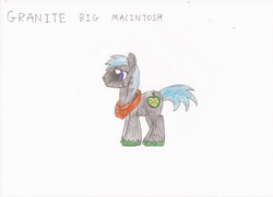 Size: 682x493 | Tagged: safe, artist:star dragon, big macintosh, earth pony, pony, g4, granite big macintosh, male, recolor, stallion