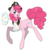 Size: 800x800 | Tagged: safe, artist:rannarbananar, pinkie pie, earth pony, pony, g4, cute, dialogue, diapinkes, female, mare, open mouth, pirate, simple background, solo, speech bubble, transparent background