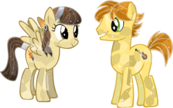 Size: 6051x3810 | Tagged: safe, artist:vector-brony, mandopony, wild fire, earth pony, pegasus, pony, g4, crystallized, earth pony oc, female, male, mare, ship:mandofire, shipping, sibsy, simple background, stallion, straight, transparent background