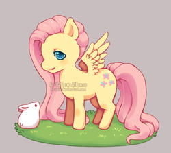 Size: 577x515 | Tagged: safe, artist:hirukio, angel bunny, fluttershy, g4