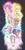 Size: 1069x2128 | Tagged: safe, artist:dess-arts, applejack, fluttershy, pinkie pie, princess cadance, rainbow dash, rarity, twilight sparkle, crystal pony, human, g4, alternate hairstyle, bust, crystallized, dark skin, humanized, mane six, winged humanization