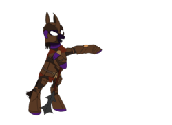 Size: 1100x800 | Tagged: safe, artist:tassadoul, armor, helmet, mace, overlord, ponified, the overlord
