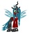 Size: 448x531 | Tagged: safe, queen chrysalis, changeling, g4, crossover, ms paint, red spy, spy, spy (tf2), team fortress 2