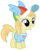 Size: 4017x5000 | Tagged: safe, artist:midnight--blitz, noi, earth pony, pony, g4, absurd resolution, clothes, fangirl, female, filly, grin, happy, hat, heart, shirt, simple background, smiling, solo, t-shirt, transparent background, vector, wings