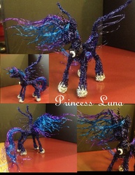 Size: 2550x3300 | Tagged: safe, artist:shottsy85, princess luna, pony, g4, craft, female, photo, solo