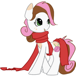 Size: 585x585 | Tagged: safe, artist:ellisarts, oc, oc only, earth pony, pony, clothes, scarf