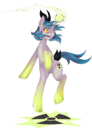 Size: 2489x3431 | Tagged: safe, artist:pyoo-kee-pony, oc, oc only, oc:toxic hazard