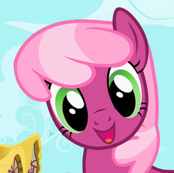 Size: 704x702 | Tagged: safe, screencap, cheerilee, earth pony, pony, g4, female, mare, open mouth, open smile, smiling, solo