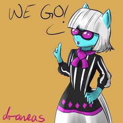 Size: 900x900 | Tagged: safe, artist:draneas, photo finish, earth pony, anthro, g4, 30 minute art challenge