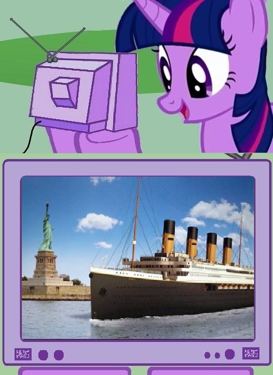 258025 - safe, twilight sparkle, blue star line, cgi, exploitable meme,  titanic ii, tv meme - Derpibooru