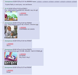 Size: 766x739 | Tagged: safe, /mlp/, 4chan, 4chan get, 4chan screencap, thread