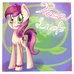 Size: 965x965 | Tagged: safe, artist:kas-the-cat, roseluck, pony, g4, bracelet, female, solo